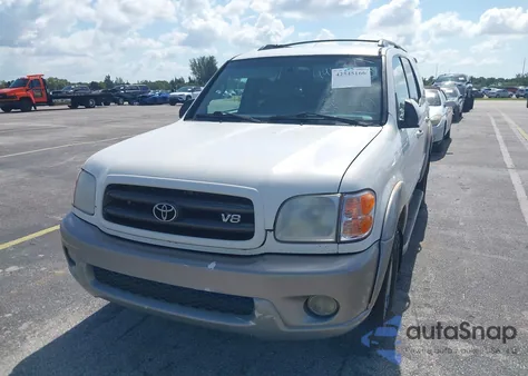 2003 Toyota Sequoia Sr5 V8 z USA, uszkodzony, nr VIN 5TDZT34A13S151787
